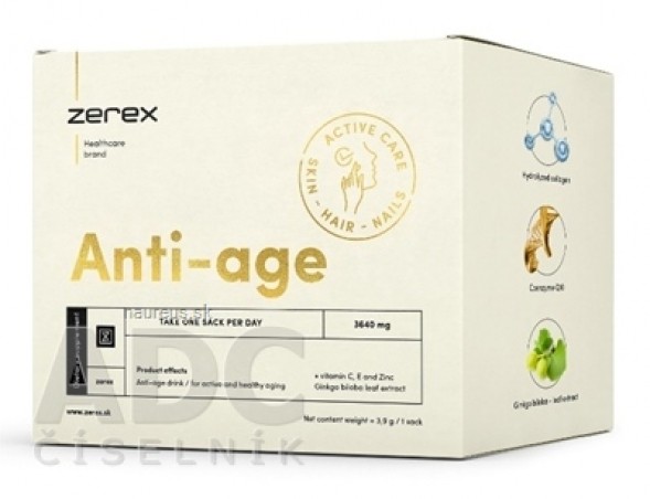 Zerex Anti-age drink prášok na prípravu nápoja vo vrecúškach 1x30 ks