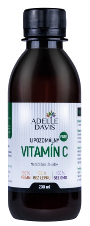 Adelle Davis - Lipozomálny vitamín C, 200 ml, veľmi čistý