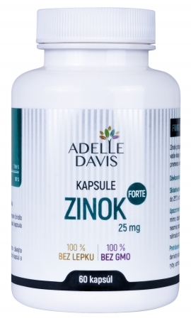Adelle Davis - Zinok Forte Adelle Davis, 25 mg, 60 kapsúl