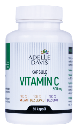 Adelle Davis - Vitamín C, 500 mg, 60 kapsúl