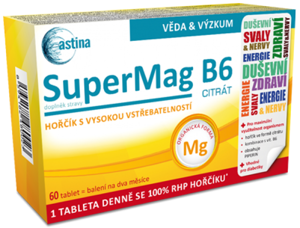 SuperMag B6 60 tbl. Astina Pharm