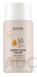 BABÉ SUPER FLUID COLOR SPF50 tónovaný fluid pre všetky typy pleti 1x50 ml