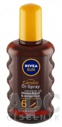 NIVEA SUN Olej na opaľovanie Sprej OF6 s karoténom 1x200 ml
