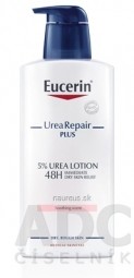 Eucerin UreaRepair PLUS Telové mlieko 5% urea, parfumované, 48 h účinok 1x400 ml