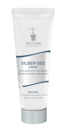 BIORTURM deodorant krém so striebrom neutral - 50ml