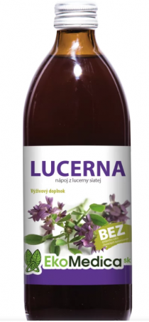 Lucerna nápoj z lucerny siatej