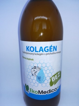 Hydrolyzovaný kolagén s príchuťou manga 500 ml