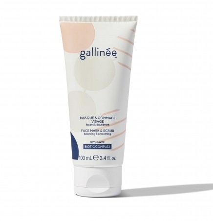 Gallinée prebiotická pleťová maska a píling na tvár 100 ml