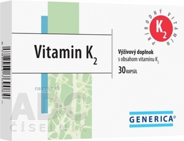 GENERICA Vitamin K2 cps 1x30 ks