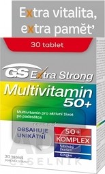 GS Extra Strong Multivitamín 50+ tbl (inov.2021) 1x30 ks