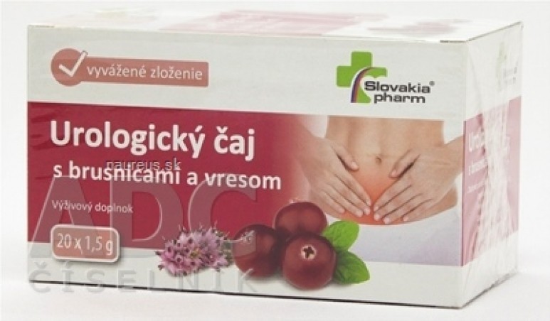 Slovakiapharm Urologický čaj s brusnicami a vresom 20x1,5 g (30 g)