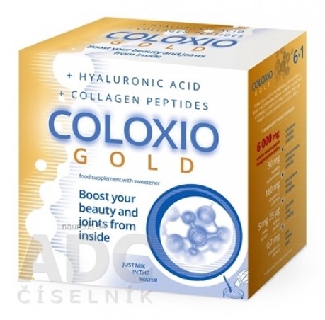 Coloxio Gold prášok vo vrecúškach 1x30 ks