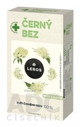 LEROS BAZA ČIERNA - Kvet bylinný čaj, nálevové vrecúška (inov.2021) 20x1 g (20 g)