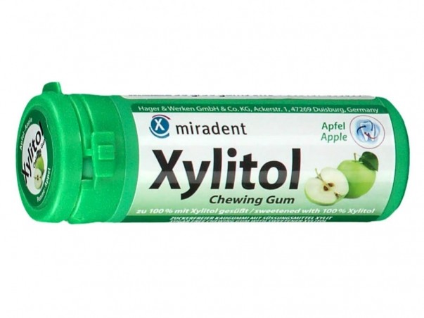 Žuvačky Xylitol pre deti jablkové 30ks