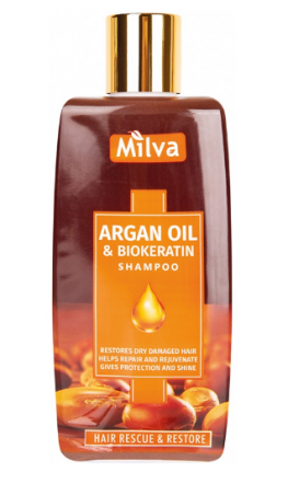 Šampón s argánovým olejom a biokeratínom