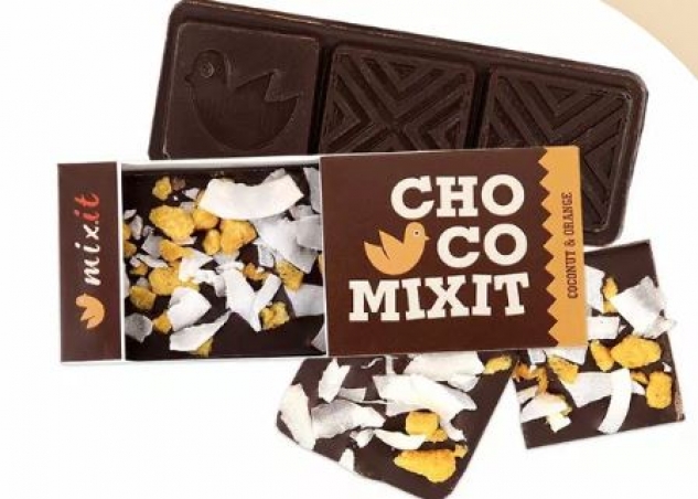 Mini Čokoláda: Horká s kokosom a lyo pomarančom