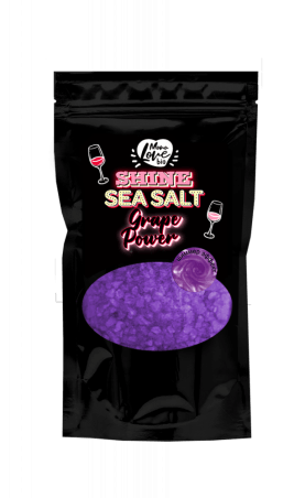 Trblietavá morská soľ do kúpeľa Grape Power
