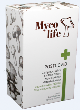 MYCOLIFE POSTCOVID ( LIFE 19)  -Vitamín nového začiatku-Prípravok na podporu pľúc, srdca a ciev