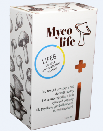MYCOLIFE-LIFE 6 bio Cordyceps,materská kašička, 100 ml - Strážca hormonálneho systému