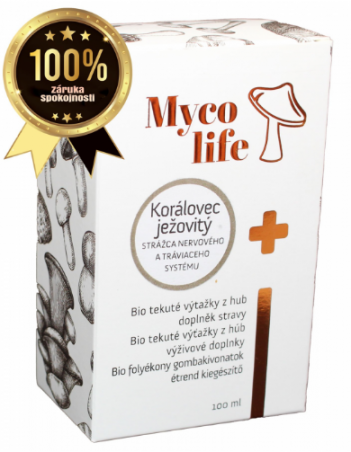 MYCOLIFE - Hericum (Korálovec ježovitý) - 100 ml - Strážca nervového a tráviaceho systému