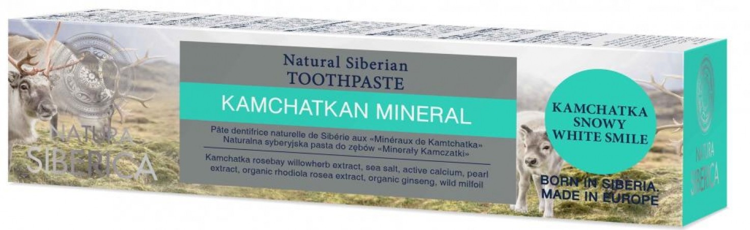 Prírodná sibírska zubná pasta - Kamčatský minerál