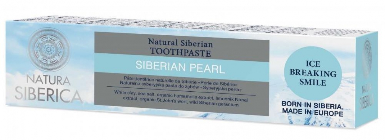 Prírodná sibírska zubná pasta - sibírska perla