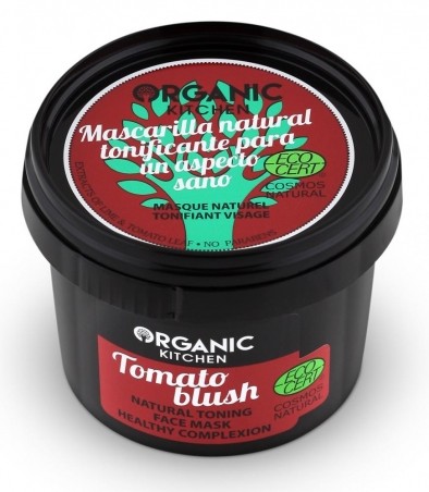 Prírodná tonizačná maska na tvár - Tomato blush
