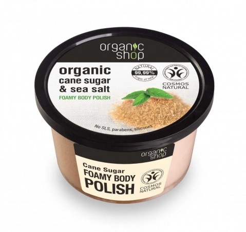 Organic Shop - Kúpeľový cukrový peeling s morskou soľou