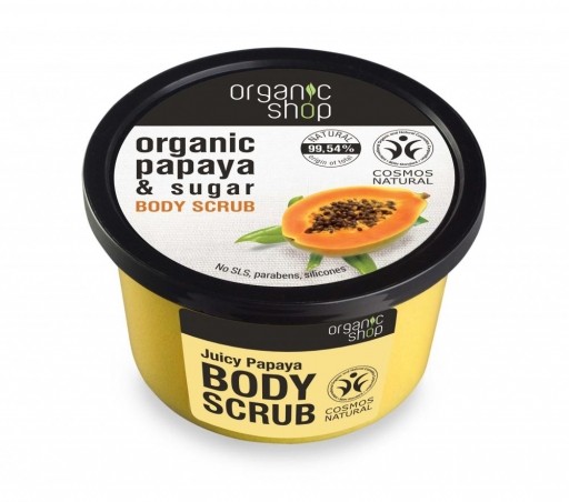 Organic Shop - Papája - Telový peeling 250 ml