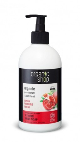 Organic Shop - Granátové jablko & Pačuli - Mydlo na ruky 500 ml