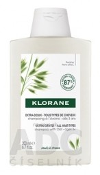 KLORANE SHAMPOOING à l' Avoine šampón s ovsom - ultra jemný, pre všetky typy vlasov (inov.2021) 1x200 ml