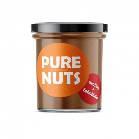 Pure nuts Arašidy + čokoláda, 330 g