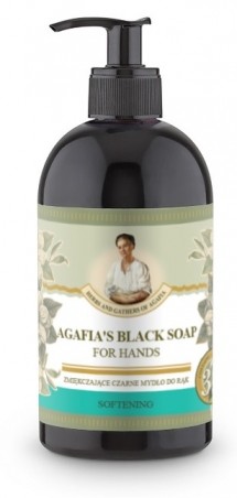 Agafja zjemňujúce čierne mydlo na ruky