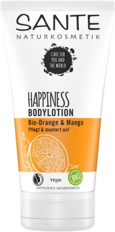 HAPPINESS telové mlieko BIO pomaranč a mango - 150ml