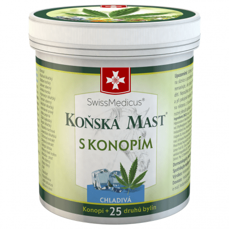 Herbamedicus GmbH Konská masť s kanabisom chladivá 250 ml