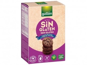 Sušienky Gullon Cookies s kúskami čokolády bez lepku 200g