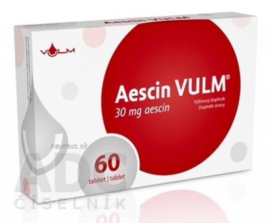 Aescin VULM 30 mg tbl flm 1x60 ks