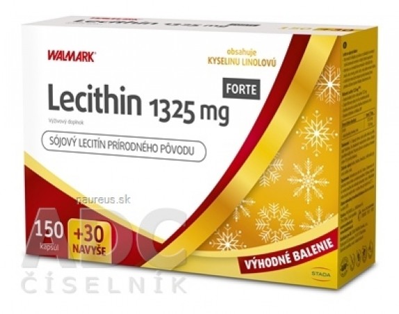 WALMARK Lecithin FORTE 1325 mg PROMO 2020 cps 150+30 navyše (180 ks)