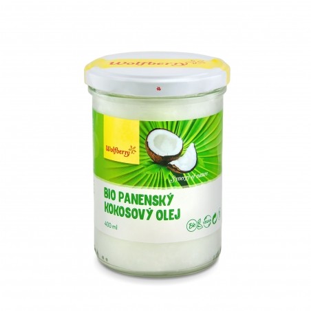 Panenský kokosový olej BIO 400 ml Wolfberry *