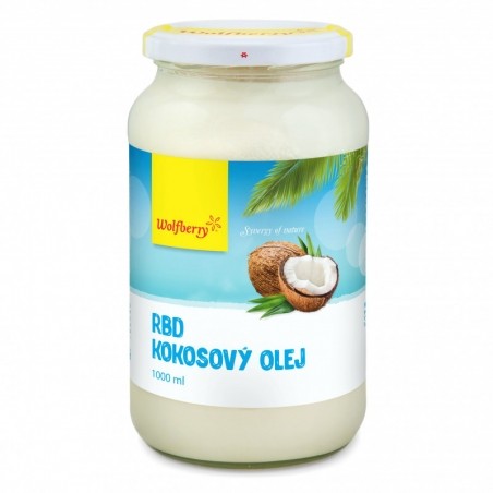 RBD Kokosový olej BIO1000 ml Wolfberry