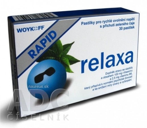 relaxa RAPID - Woykoff pastilky 1x30 ks