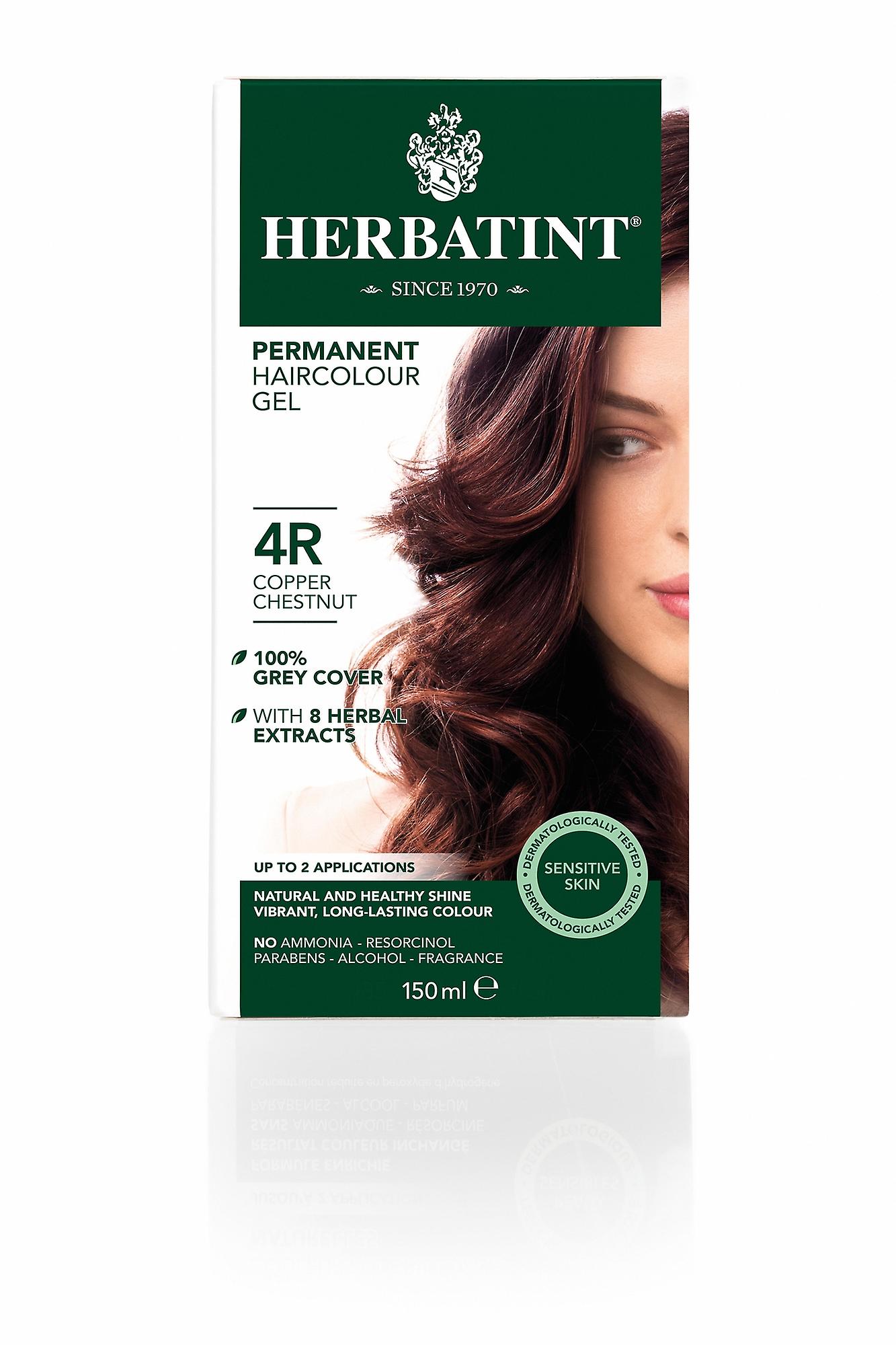 HERBATINT 4R medený gaštan permanentná farba na vlasy 