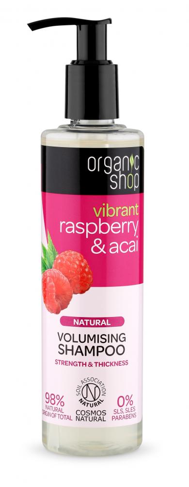 Organic Shop - Malina & Acai - Šampón pre objem