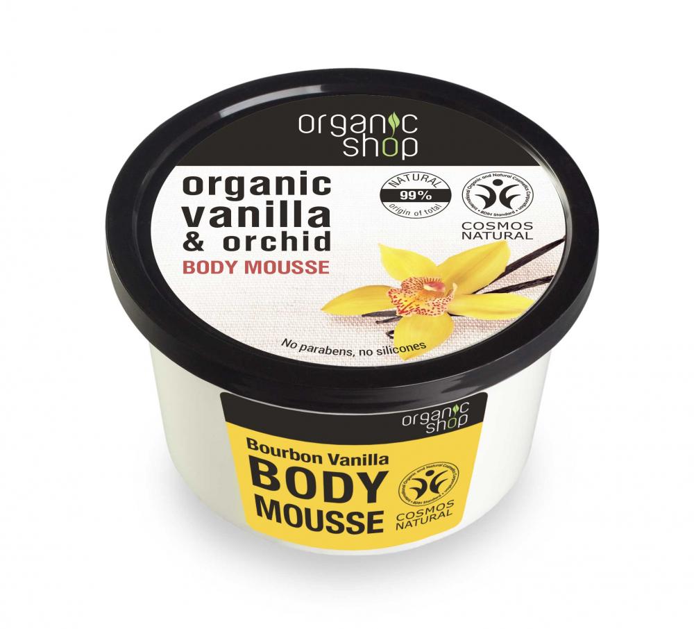 Organic Shop - Vanilka & Orchidea - Telový krém 250 ml