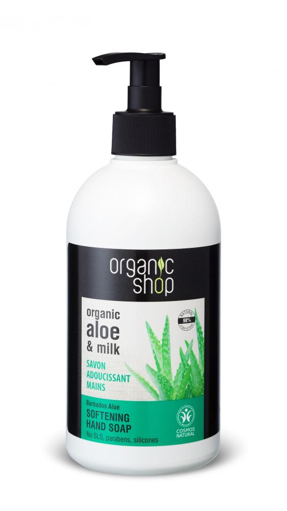 Organic Shop - Barbadosské Aloe - Mydlo na ruky 500 ml