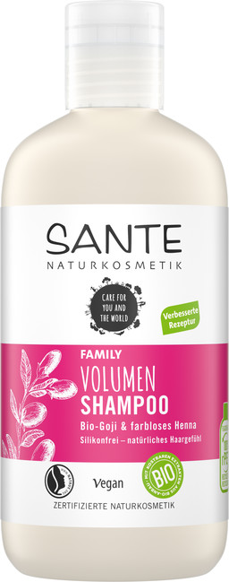 Sante Šampón Volume BIO goji a hena - 200ml 250 ml