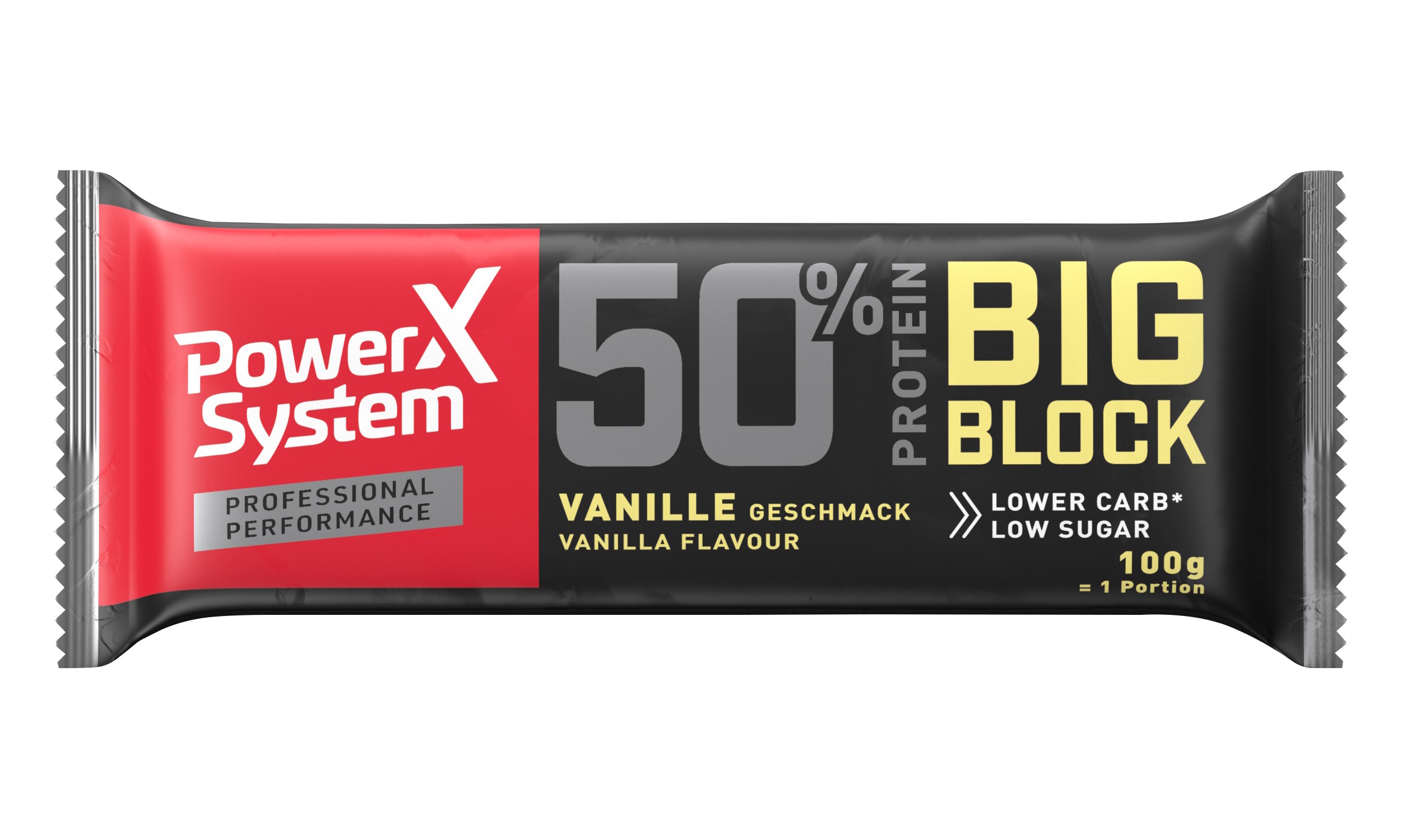 Proteínová tyčinka Big Block 50% vanilková 100g