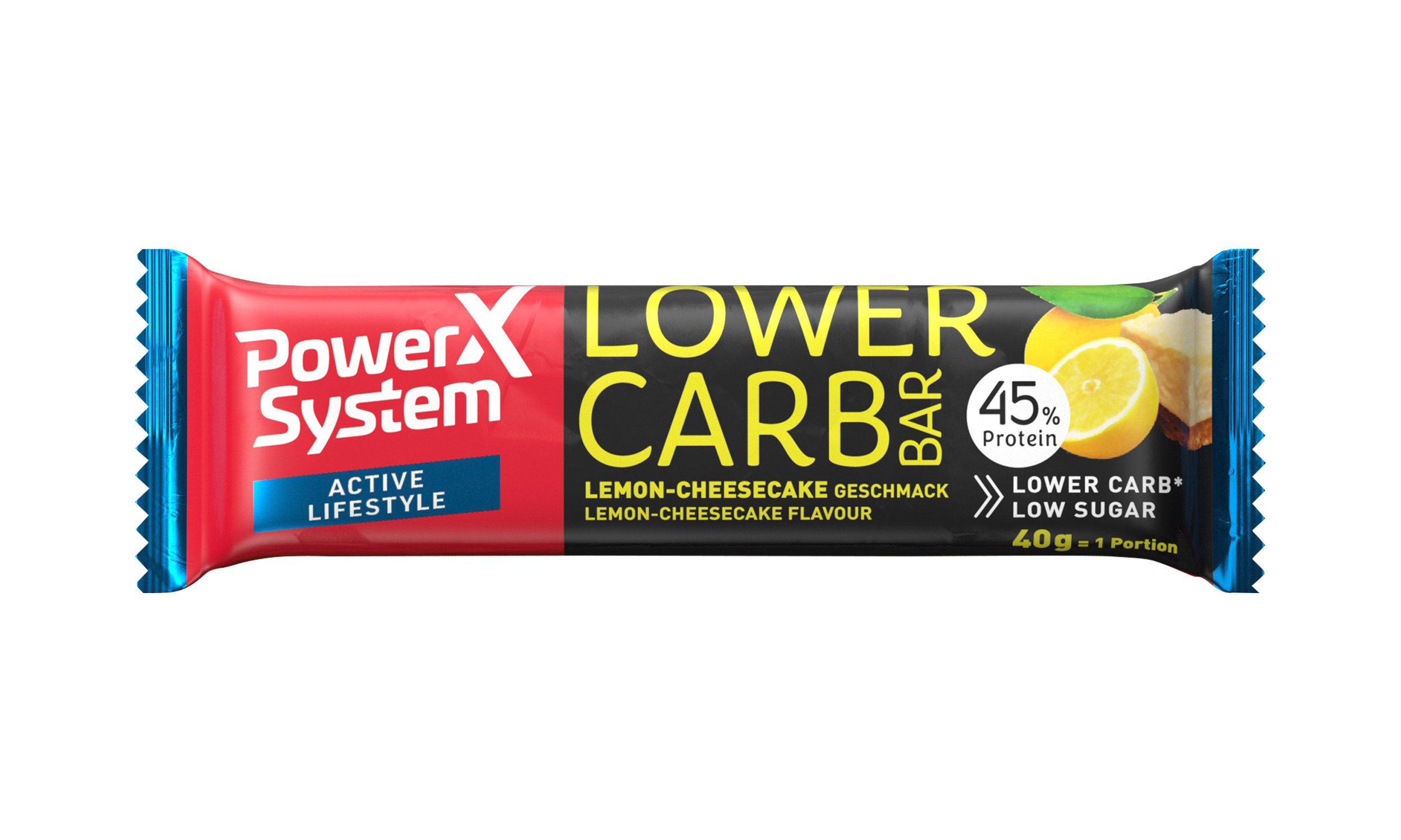Proteínová tyčinka LOWER CARB Lemon Cheesecake Bar 45% 40g