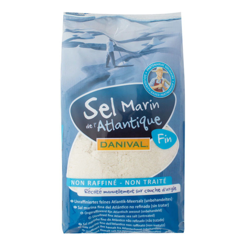 Soľ morská jemná 1 kg DANIVAL