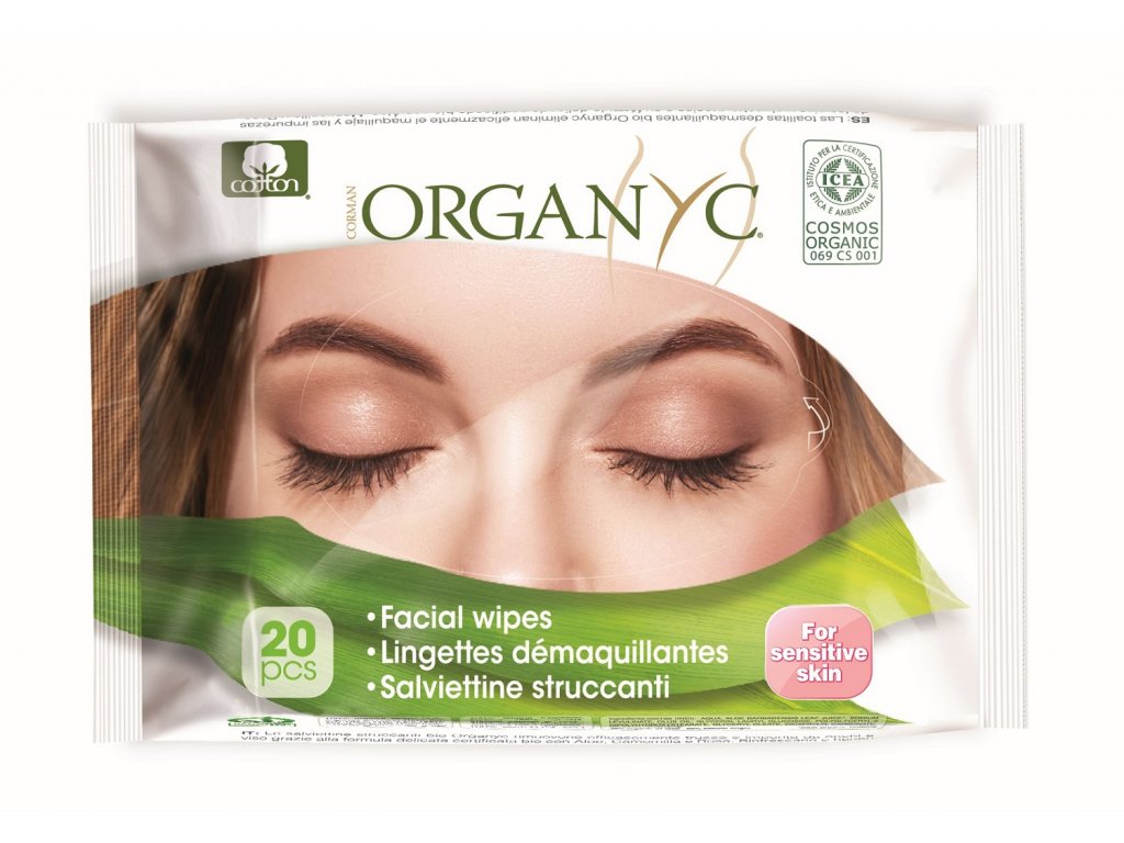 ORGANYC Bio Organyc odličovacie pleťové obrúsky (20 ks) 20 ks